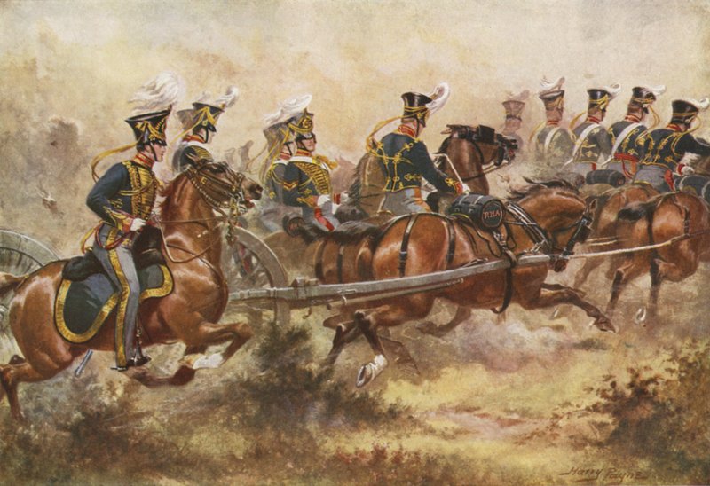 Royal Horse Artillery, c1832 av Henry Payne