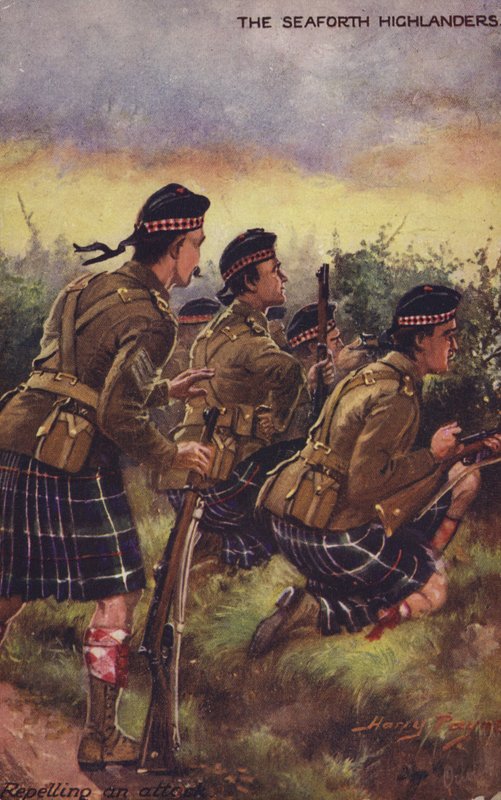 Seaforth Highlanders av Henry Payne