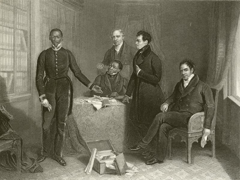 Jan Tzatzoe, Andries Stoffles, Rev Dr Philip og Rev Mess Read, Senior og Junior av Henry Room