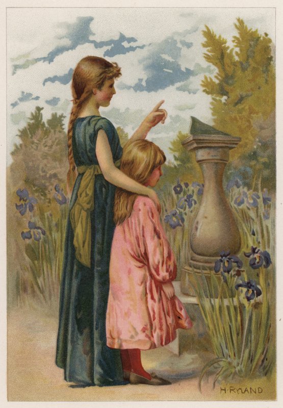 Time for time (farge litho) av Henry Ryland