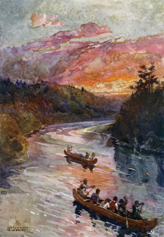 Reise på ferskvann av Henry Sandham