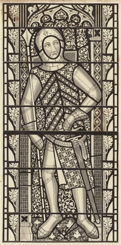 Gilbert de Clare, jarl av Clare, fra Tewkesbury Abbey Church, ca 1340 av Henry Shaw