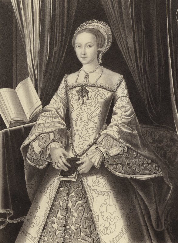 Prinsesse Elizabeth, den fremtidige dronning Elizabeth I, ca 1545 av Henry Shaw