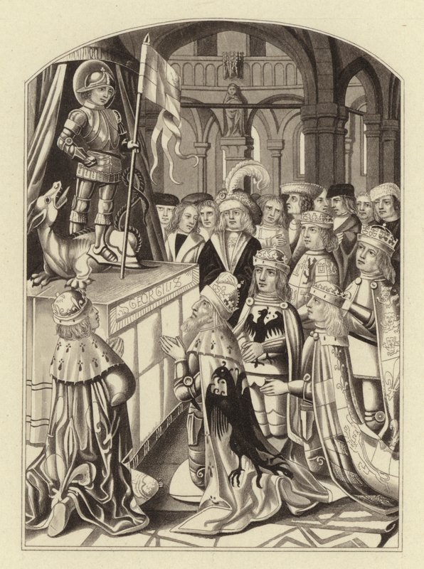 Europas suverener som tilber Saint George av Henry Shaw