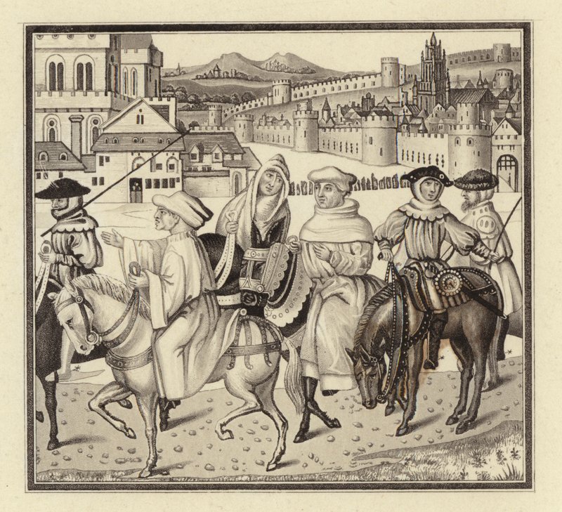 Pilgrimsreisen i Canterbury av Henry Shaw
