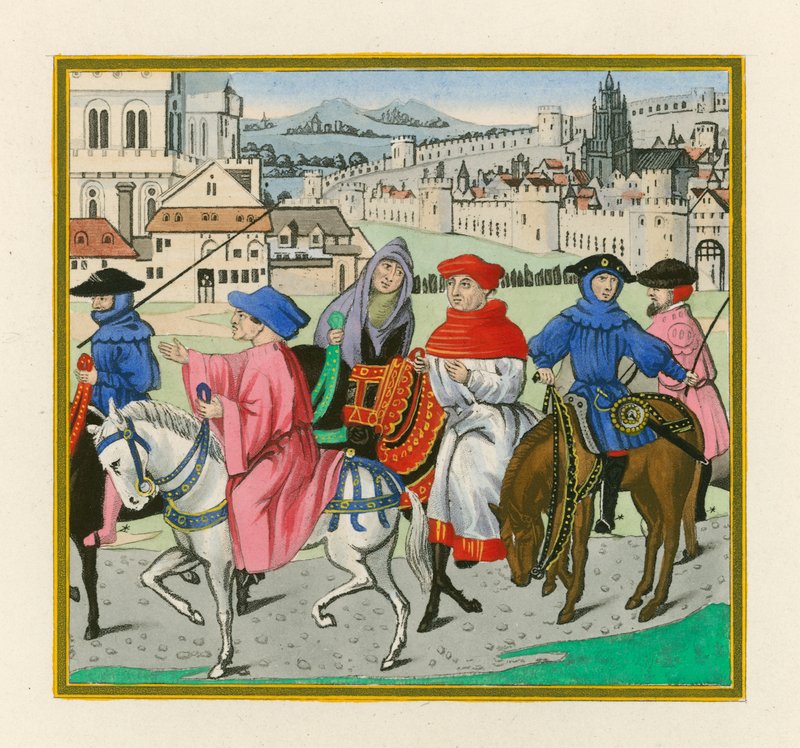 Canterbury Pilgrimage, sent på 1400-tallet av Henry Shaw