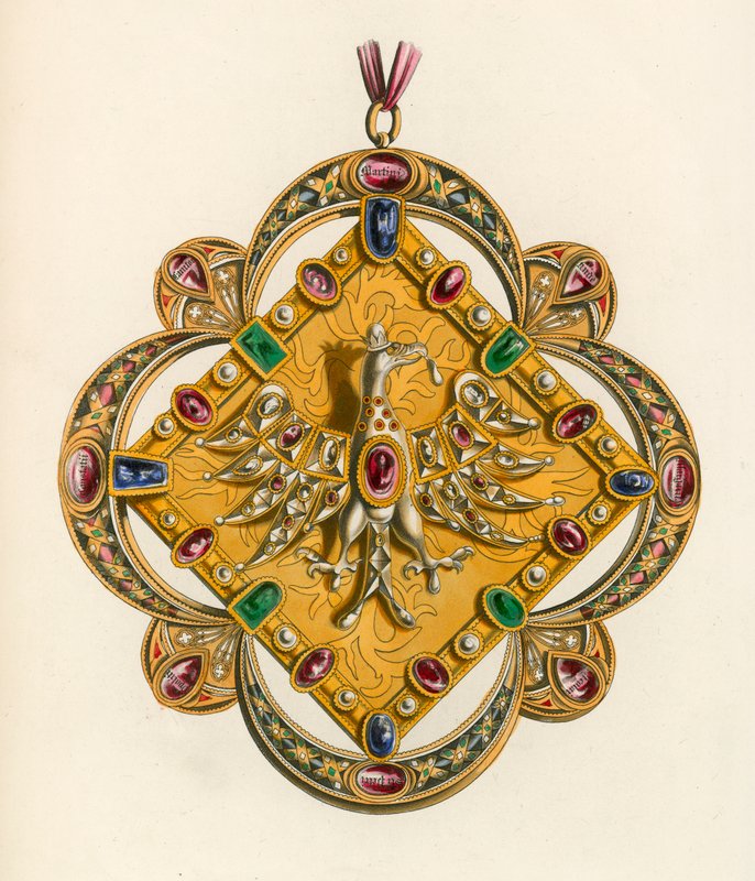 Låsen til keiser Charles V, ca 1530 av Henry Shaw
