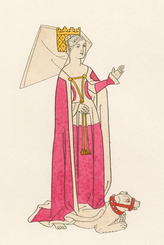 Lady Anne, kone til Richard III, 1483-85 av Henry Shaw