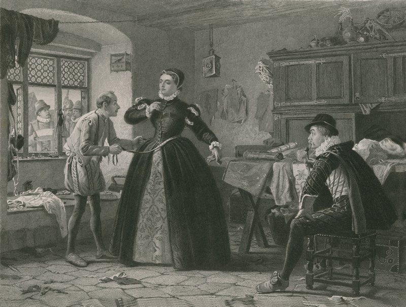 Damens skredder, kong Henrik IV, andre del av Henry Stacey Marks
