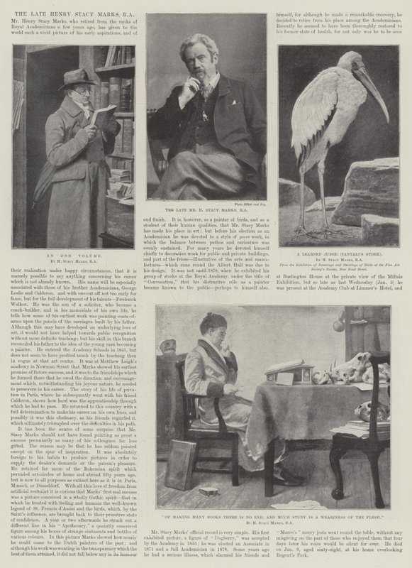 Avdøde Henry Stacy Marks, RA av Henry Stacey Marks