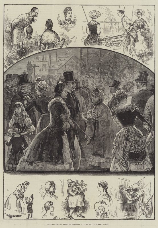 International Peasant Festival i Royal Albert Hall av Henry Stephen Ludlow