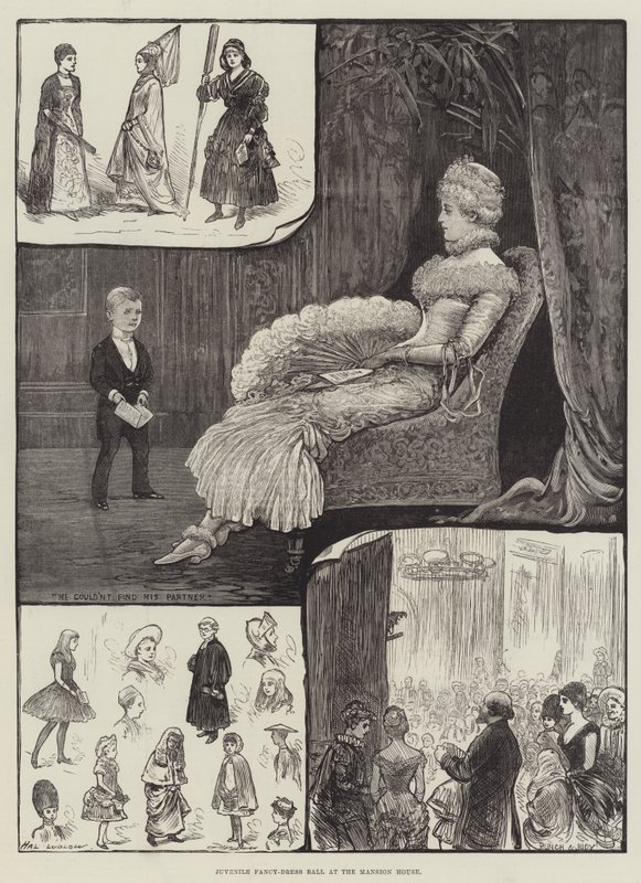 Juvenile Fancy-Dress Ball på Mansion House av Henry Stephen Ludlow