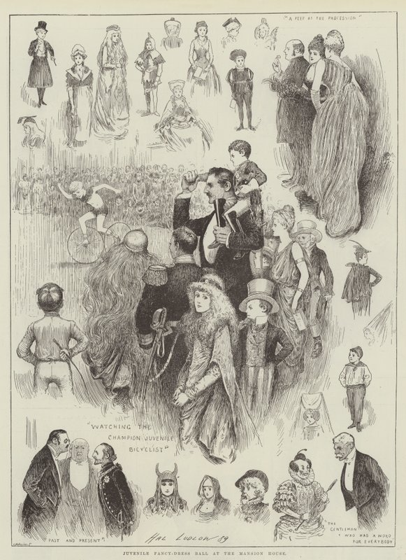 Juvenile Fancy-Dress Ball på Mansion House av Henry Stephen Ludlow