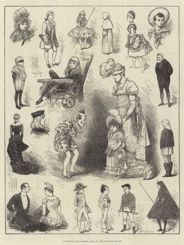 Juvenile Fancy-Dress Ball på Mansion House av Henry Stephen Ludlow