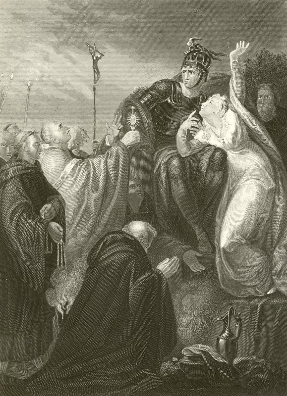 St Augustine før Ethelbert av Henry Tresham