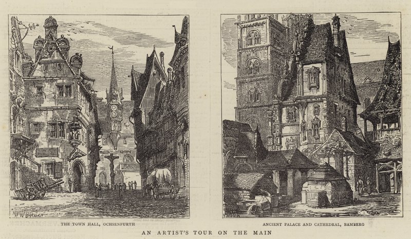 En artisttur på hovedgaten av Henry William Brewer