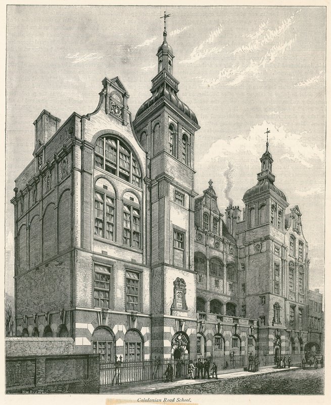 Caledonian Road School, London av Henry William Brewer