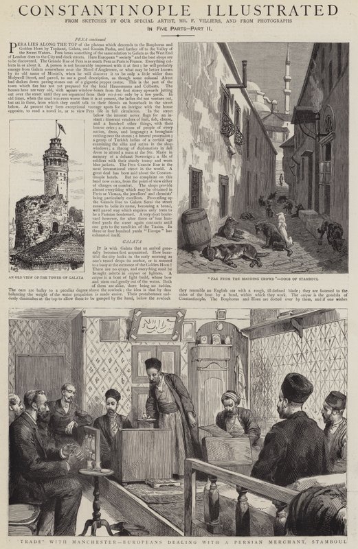 Konstantinopel illustrert av Henry William Brewer