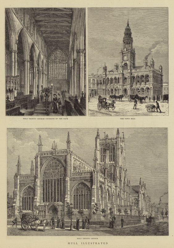 Skrog illustrert av Henry William Brewer