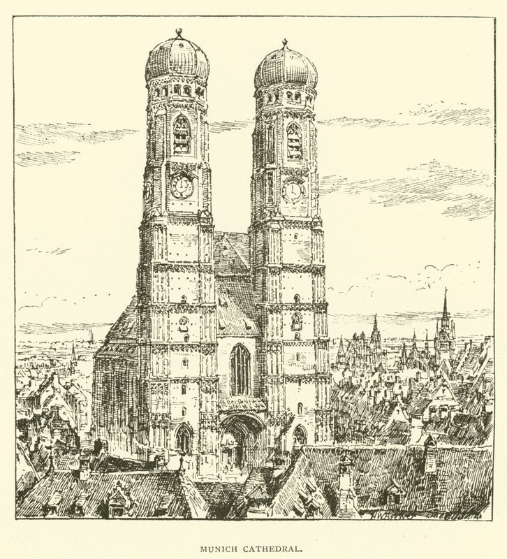 München-katedralen (gravering) av Henry William Brewer