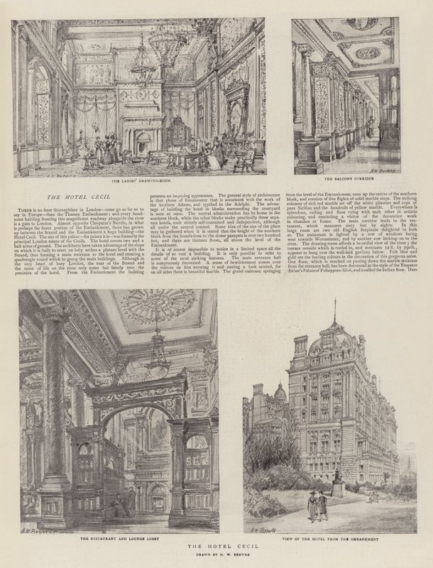 Hotel Cecil av Henry William Brewer