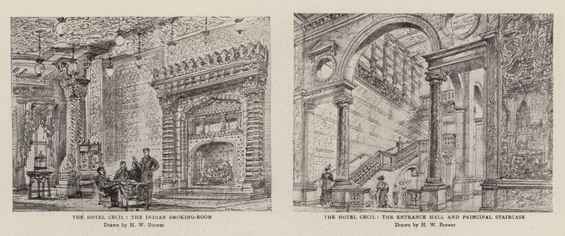 Hotel Cecil av Henry William Brewer