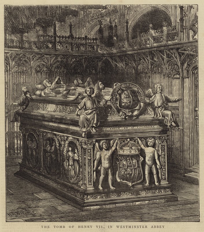 Graven til Henry VII, i Westminster Abbey av Henry William Brewer