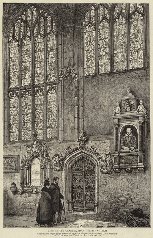 Utsikt i kanselet, Holy Trinity Church av Henry William Brewer