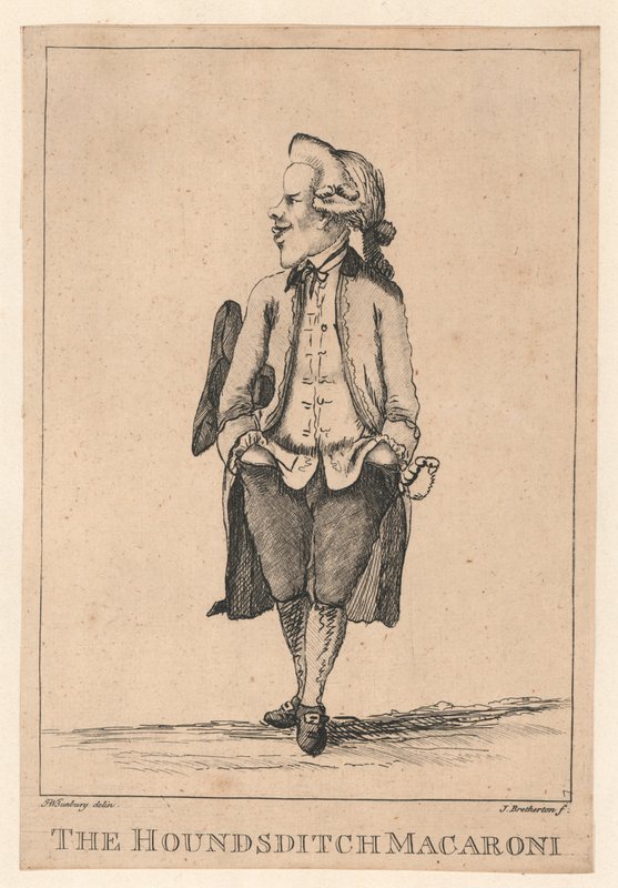 The Houndsditch Macaroni av Henry William Bunbury