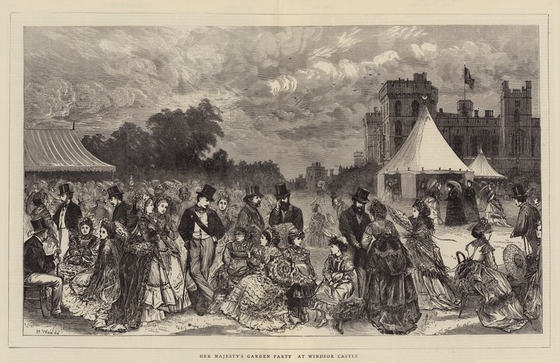 Hennes Majestets hagefest på Windsor Castle av Henry Woods