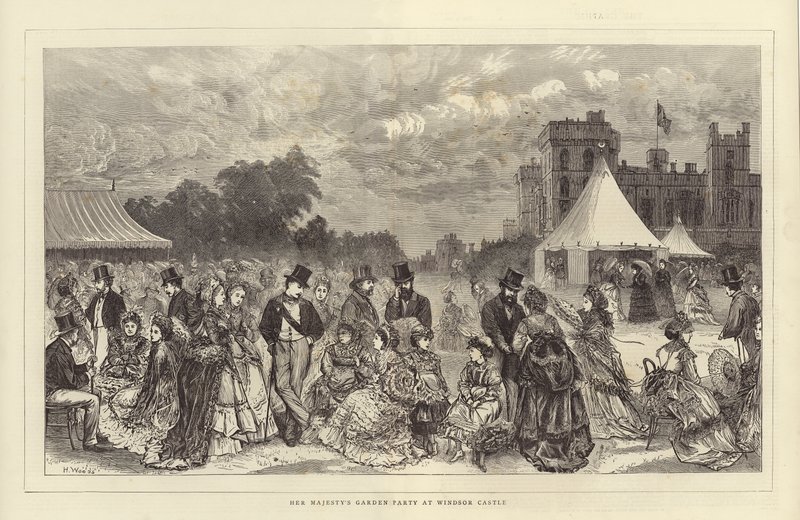 Hennes Majestets hagefest på Windsor Castle av Henry Woods