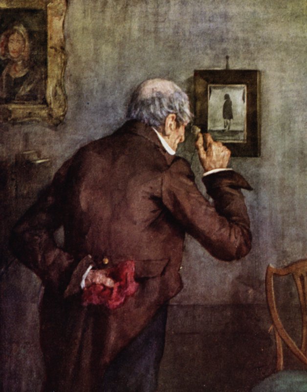 Annals of the Parish: The Silhouette (farge litho) av Henry Wright Kerr