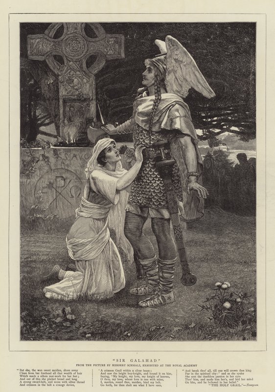 Sir Galahad av Herbert Gustave Schmalz