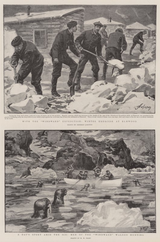 Dr Nansen og Mr Jackson i det hvite nord av Herbert Johnson