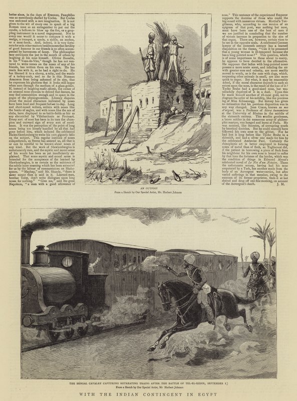 Med den indiske kontingenten i Egypt av Herbert Johnson