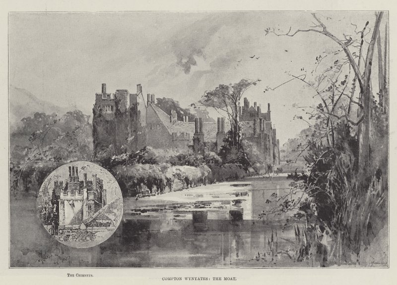 Compton Wynyates, vallgraven av Herbert Railton