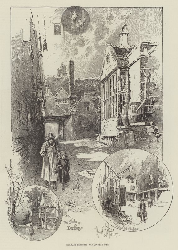 Vandrende skisser, Old Country Inns av Herbert Railton