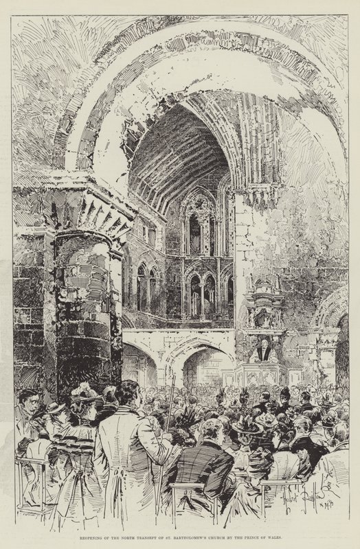 Gjenåpning av North Transept of St Bartholomew