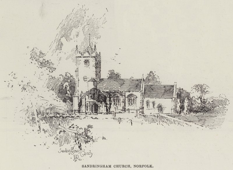 Sandringham kirke, Norfolk av Herbert Railton