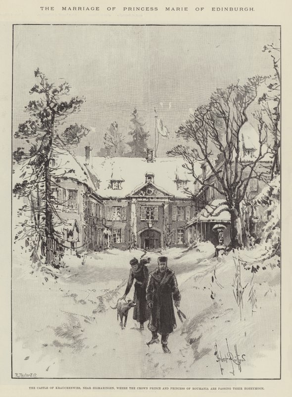 Ekteskapet til prinsesse Marie av Edinburgh av Herbert Railton