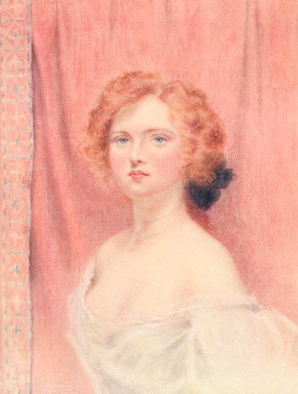 Harry Richmonds eventyr: Den lille prinsessen Ottilia (fargelitografi) av Herbert Bedford