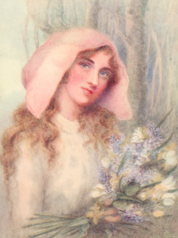 Richard Feverels prøvelse: Lucy (fargelitografi) av Herbert Bedford