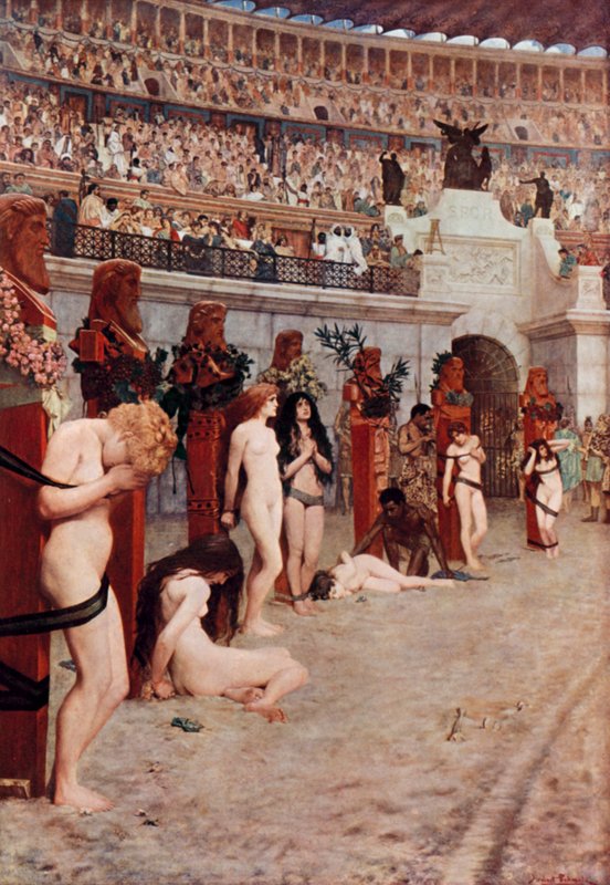 Christian Tilbake til Lions av Herbert Gustave Schmalz