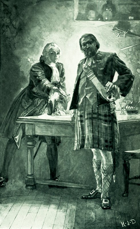 Prins Charles appellerer til Cameron av Lochiel om å slutte seg til hans sak av Herbert James Draper