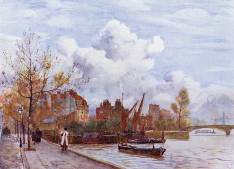 Chelsea (farge litho) av Herbert Menzies (after) Marshall
