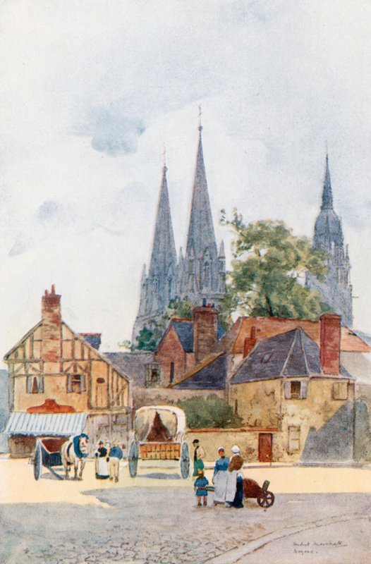 Et gatehjørne, Bayeux av Herbert Menzies Marshall