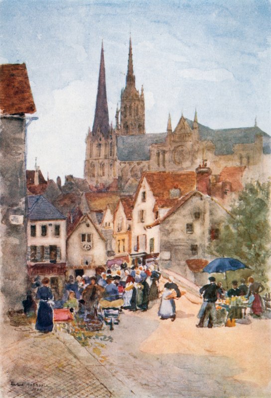 Rue de la Porte Guillaume, Chartres av Herbert Menzies Marshall