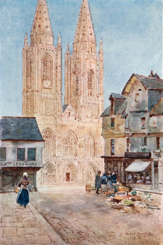 Katedralfronten St. Lo av Herbert Menzies Marshall