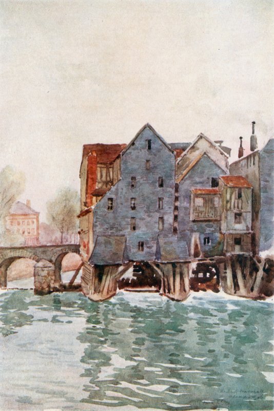 The Old Mills at Meaux av Herbert Menzies Marshall