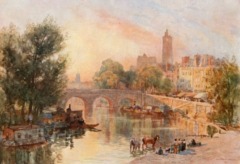 Pont Marie, Paris av Herbert Menzies Marshall